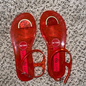 Katy Perry watermelon jelly sandals